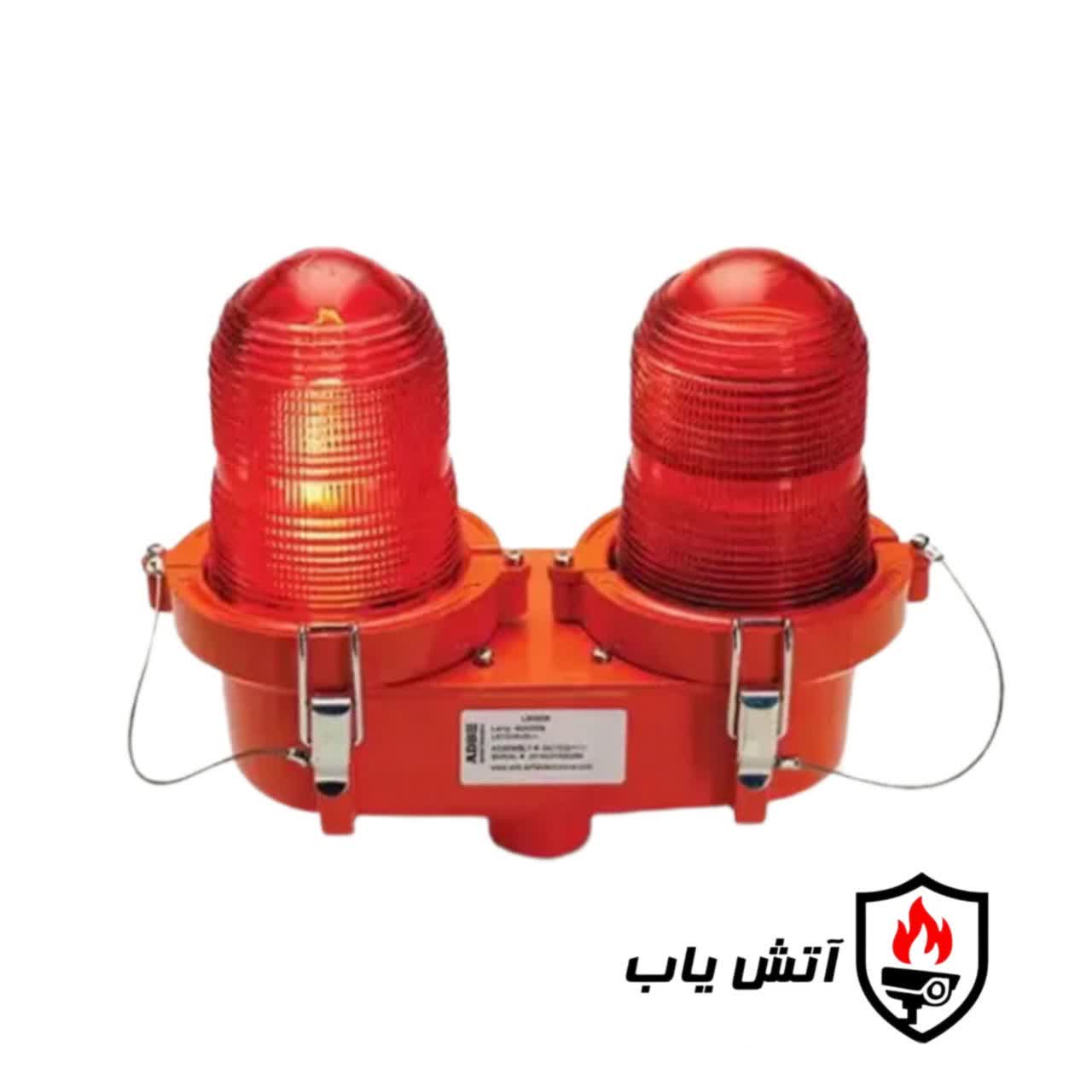 چراغ دکلی چدنی دوتایی